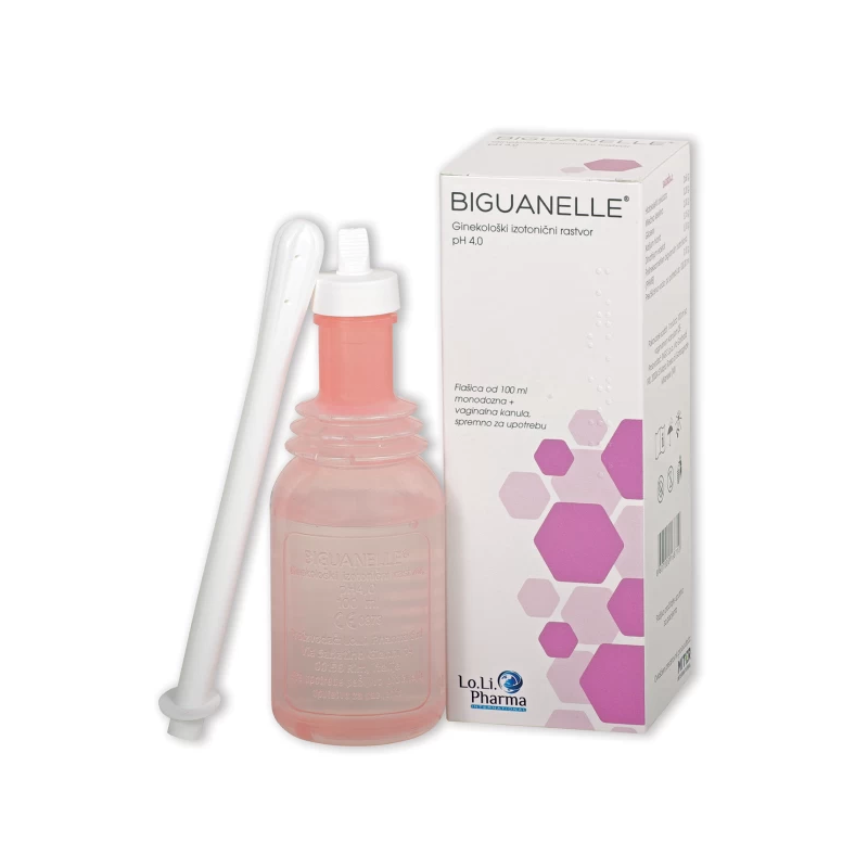 Biguanelle vaginalni set pH 4.0 100 ml